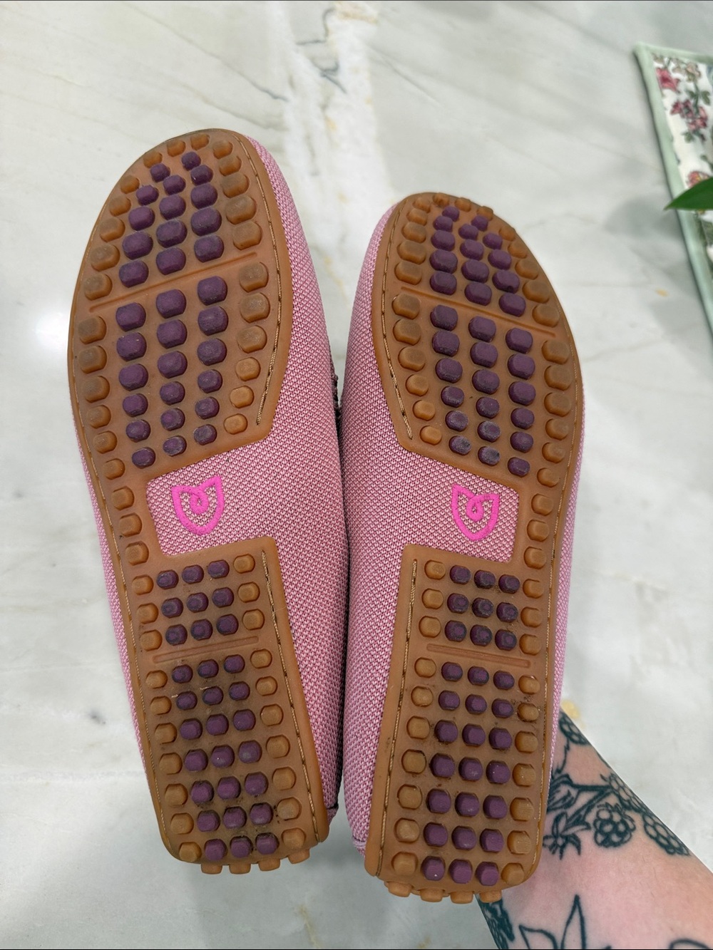 Rothys The Driver Loafer Womens Sz 9 Pink Slip On Flats Knit Casual
Comfort Shoe - Picture 5 of 6